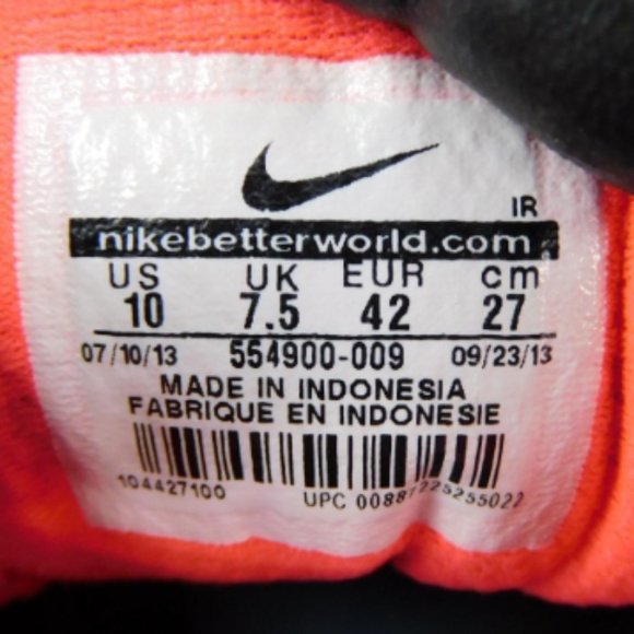 Nike Revolution 2 Women's Black/Blue/Pink Athletic Sneakers Size 10 - Picture 3 of 5